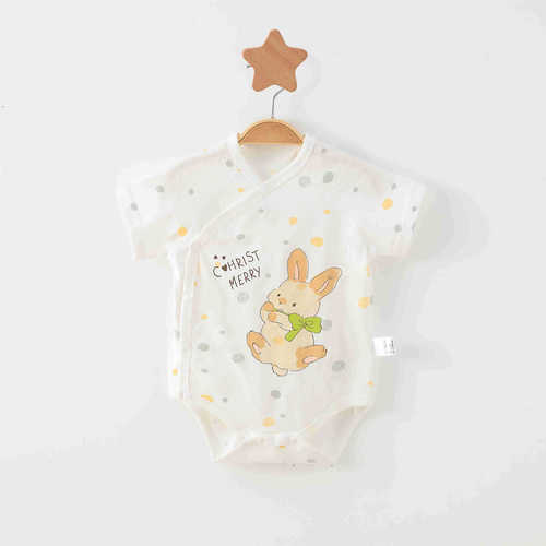 Summer Baby Package Diaper Shirt Girl Baby Floral Pattern Infant Triangle T-shirt Cotton A Class Anyang Baby & Toddler Clothing Dropshipping