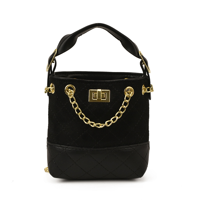 Otoño y invierno nuevo tipo de bolso de ternera esmerilado, bolso de baño de moda, bolso de bordado de diamante, bolso de hombro para niños y niñas