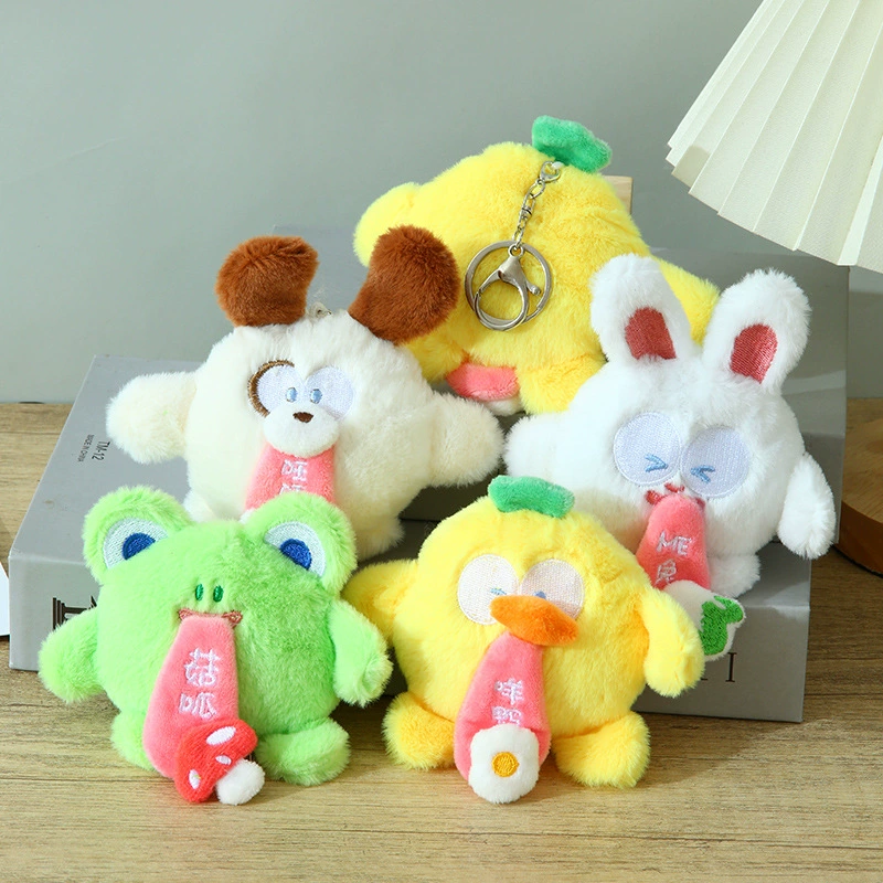 Мультфильм смешной плюшевый язык плюшевая кукла веселая кукла школьная сумка