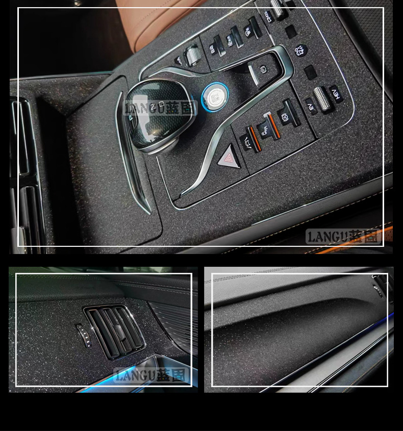 Car Color Changing Film Carbon Fiber Sticker Film Body Roof Black Car Cover Interior Central Control Network Motorcycle Ab Column