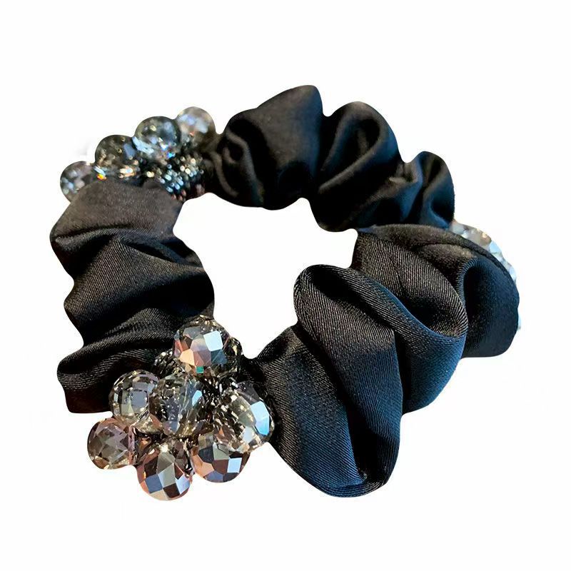 Dreamy Rhinestone Elastic Hair Tie Accessory For Women_voghion.com