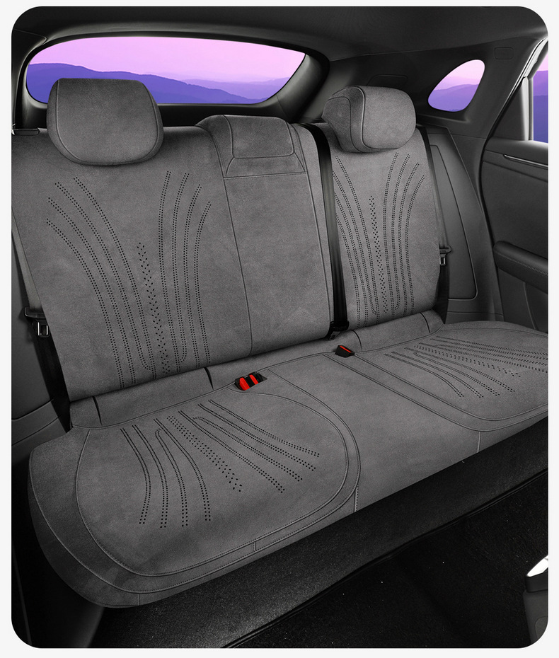 2026 Model Arcfox T5 Special Full-Cover Car Seat Covers, All-Season Universal Seat Cushions, Suede Leather Seat Covers