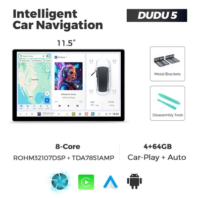 Suitable for 11.5inch Duduauto Series Dudu7 Dongdu Liangshan Overseas Version Intelligent Interactive Android Navigation (DVD Navigation) - 115inch-dudu5-464-eight-core-full-network