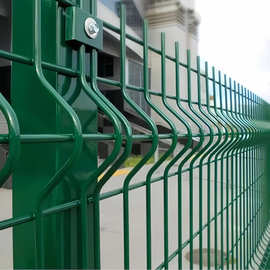 护栏厂家3D折弯钢丝网围墙三角折弯立体围栏厂区公路喷塑护栏网