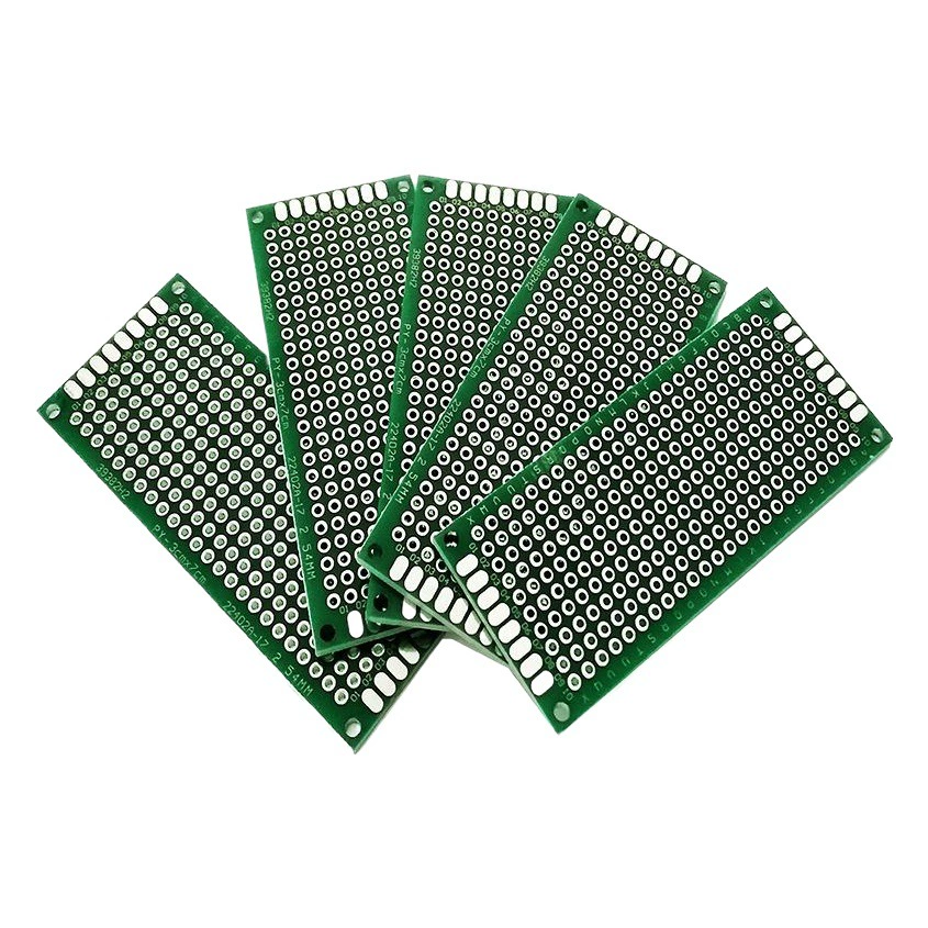 Горячая 3*7 двусторонняя универсальная плата для напыления олова, расстояние 2,54, доска с отверстиями из эпоксидного стекловолокна Универсальная плата Печатная плата