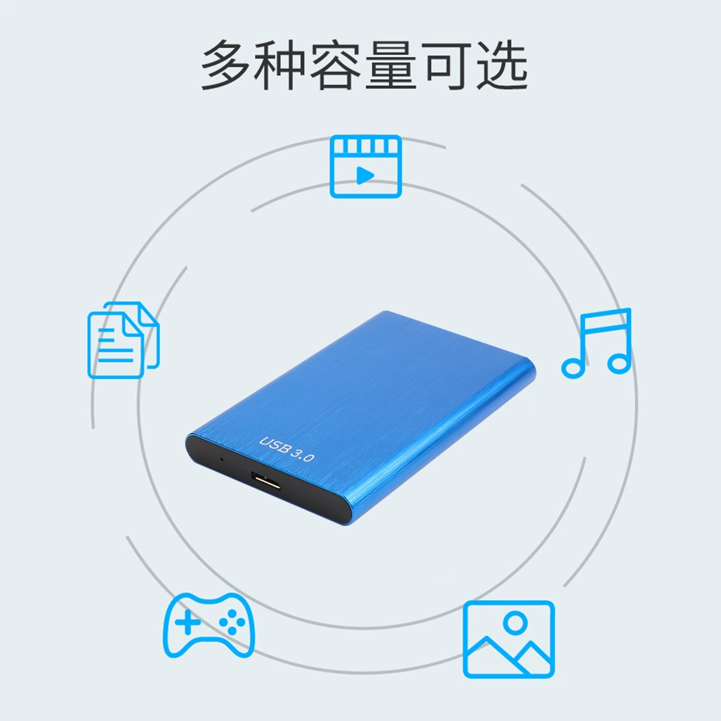 Портативный внешний жесткий диск 4TB, обновленная версия, для мобильного хранения и расширения (1TB/2TB)