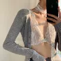 v领法式聚拢蕾丝文胸