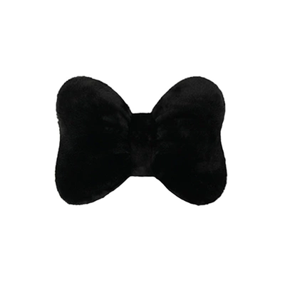 Seat cushion, seat cover — New car seat cushion, popular cat-themed - rabbit-fur-bow-headrest-black
