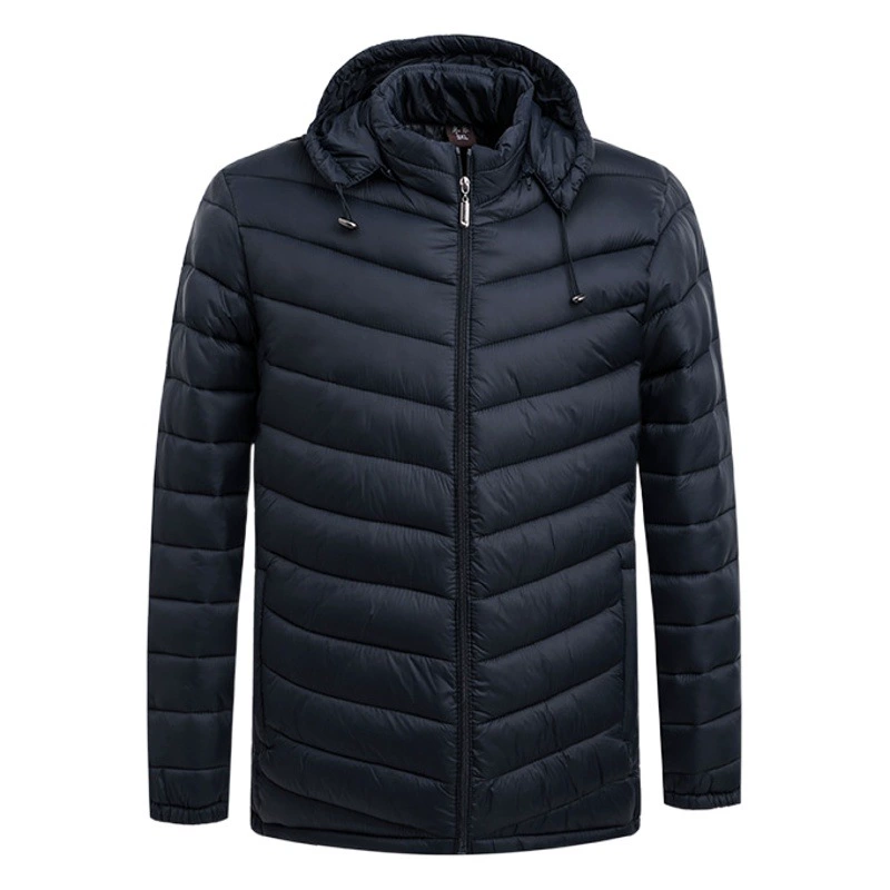 Осенняя новая мужская хлопчатобумажная одежда легкая хлопковая одежда