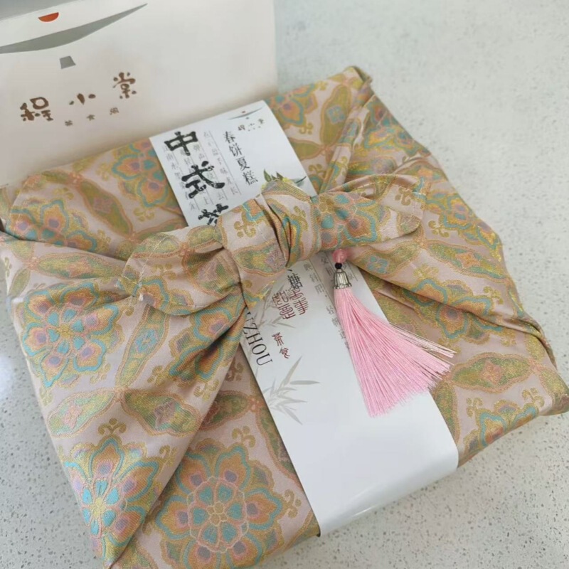 国风端午节中秋粽子包装端午礼品包装布桃花酥盒包裹布便当包袱巾|undefined