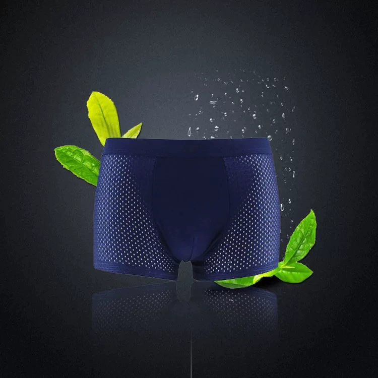 Мужские трусики со льдом летом полые сетки