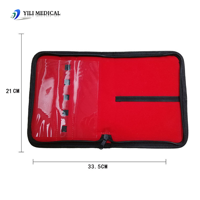 Paquete de equipo de sutura quirúrgica, entrenamiento de estudiantes de medicina, bolsa de costura portátil, práctica de la piel, kit de herramientas de anudado, médico