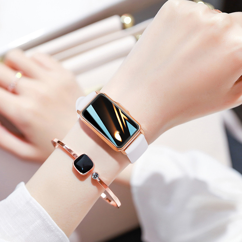 Sports bracelet for women students healthy running sleep detection heart rate blood pressure couples electronic smart watch