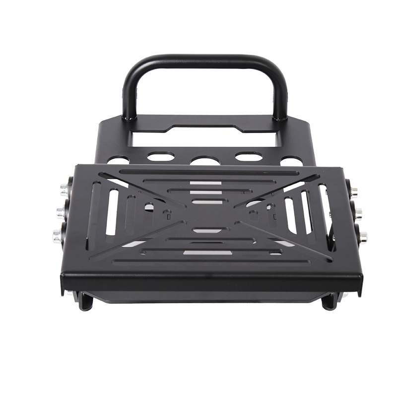 Aplicable a CT125 Moto X soporte telescópico deslizante trasero móvil trasero negro trasero plegable