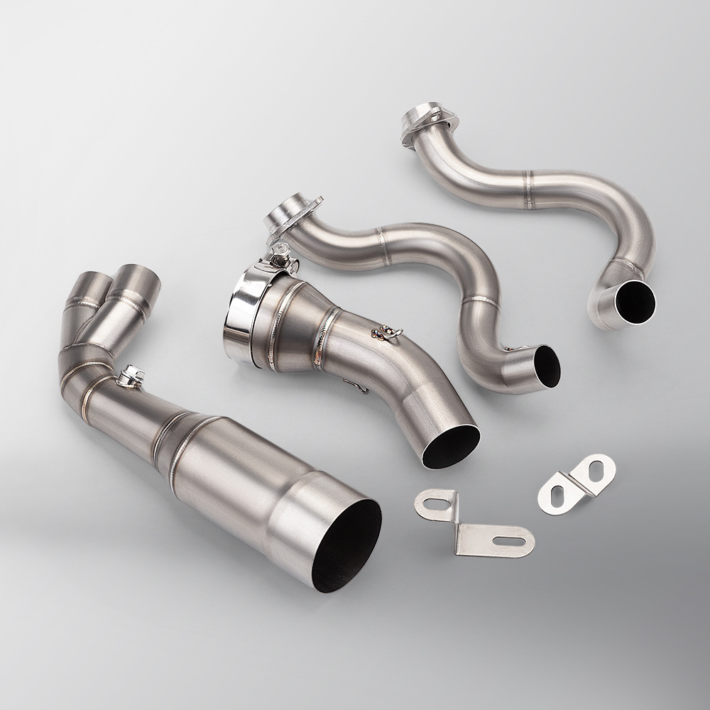 Z650 Er6N Full-Section Exhaust Pipe Modification Stainless Steel Front and Rear Sections Special Vehicle Non-Destructive Installation 2023-2025