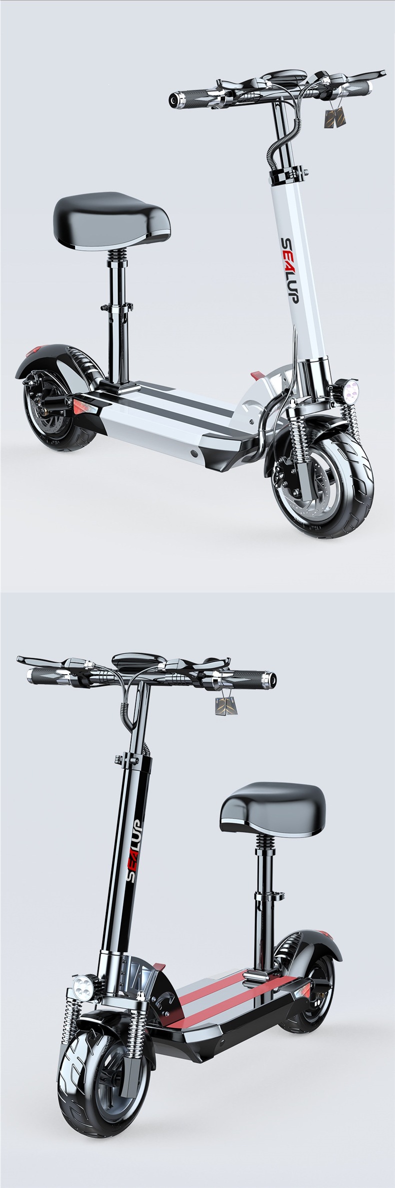 Hilop electric scooter, foldable electric vehicle, two-wheeled electric vehicle for personal use, small electric vehicle, mini electric battery-powered vehicle