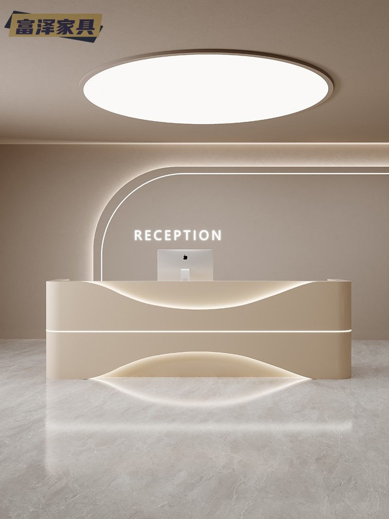 美容院吧台桌服装店台球厅小型柜台收银台口腔诊所公司前台接待台