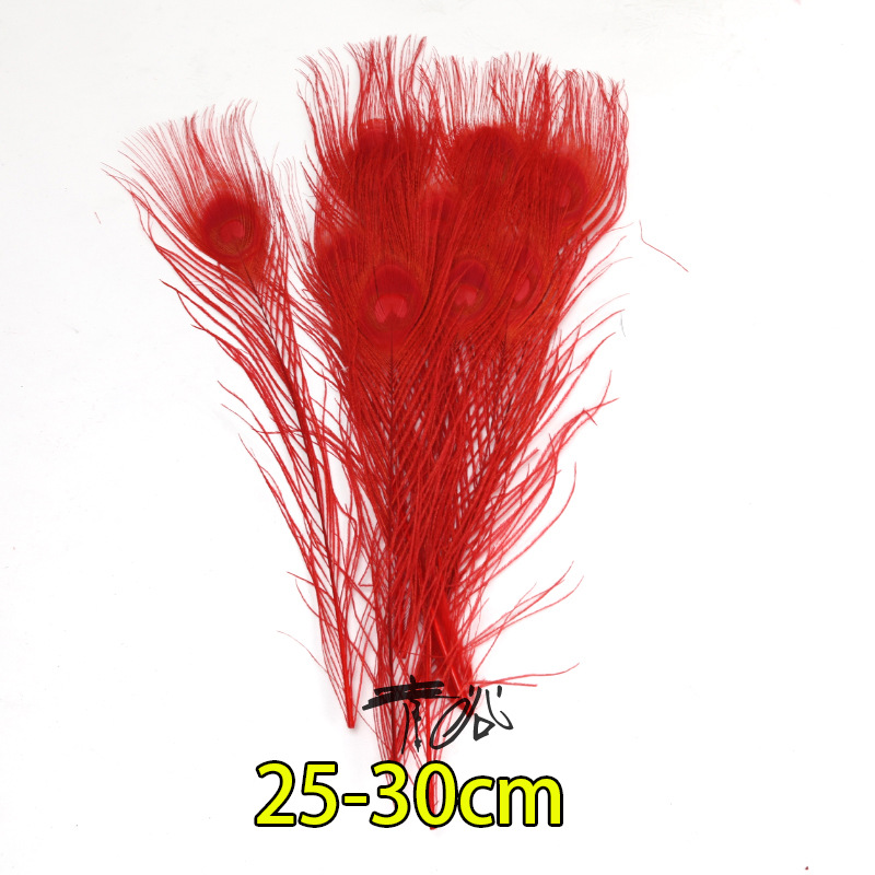 Fábrica directa pequeña serie de plumas rojas DIY accesorios accesorios de artesanía ropa accesorios escenario plumas
