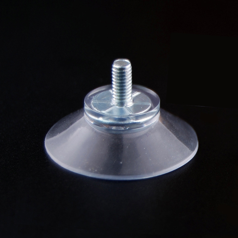 4cm transparente fuerte ventosa gancho M4 tornillo varilla tuerca de plástico almohadilla del pie fijo almacenamiento transfronterizo e-commerce venta caliente