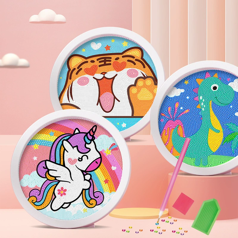 Детские карикатурные наклейки, игрушка, DIY, единорог, оптовая продажа