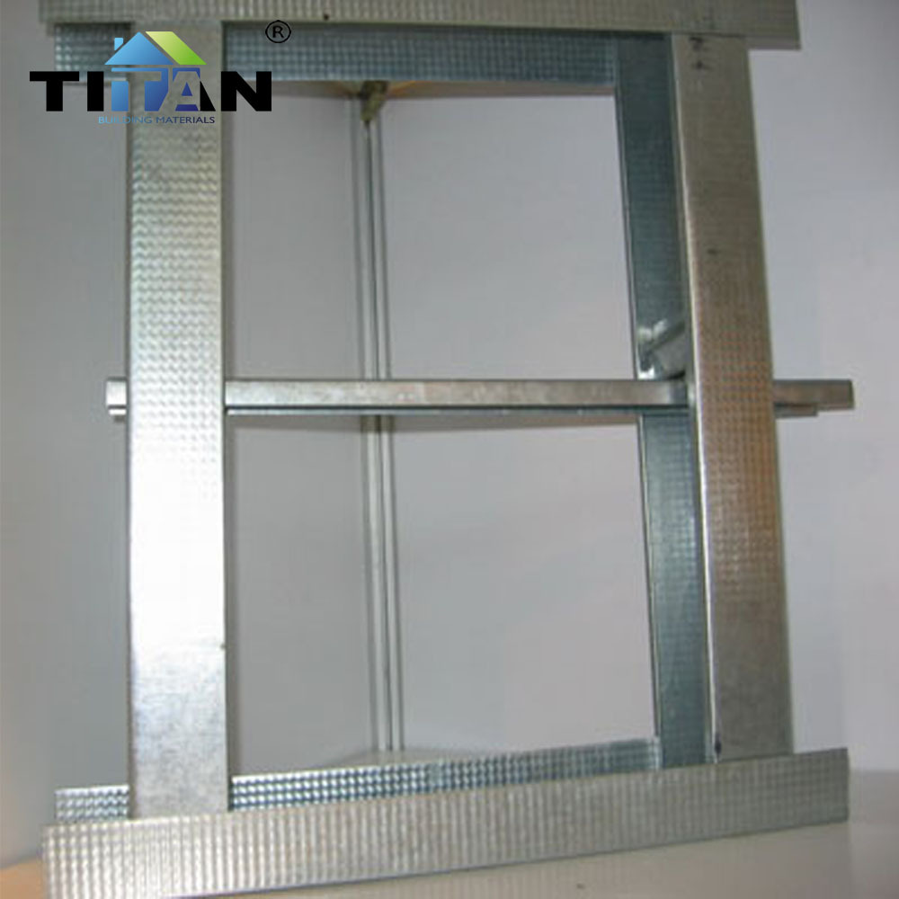 Quilla de acero ligero en forma de U pared de partición de techo integrada pared de partición de quilla pared de partición de quilla vertical techo pintado quilla de acero ligero