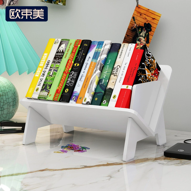 Креативная книжная полка настольная маленькая книжная полка файл домашняя книга простая полка для хранения настольная полка