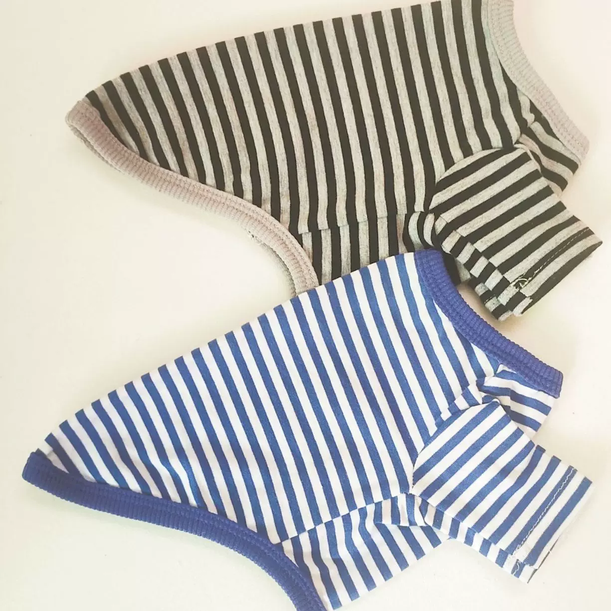 定制春秋狗衣服宠物服装贵宾泰迪比熊中小型犬狗狗棉针织条纹背心