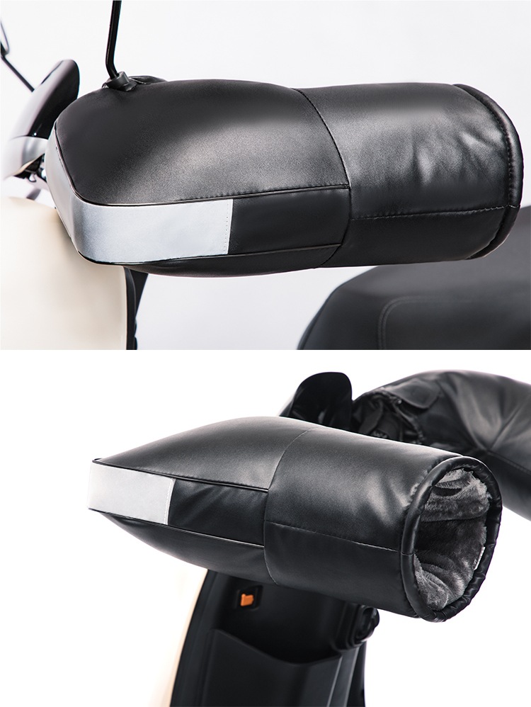 Electric Motorcycle Handlebar Cover Winter Warm Waterproof Universal Battery Car Gloves Windproof Thickeneded Cotton Hand Guards for Men and Women