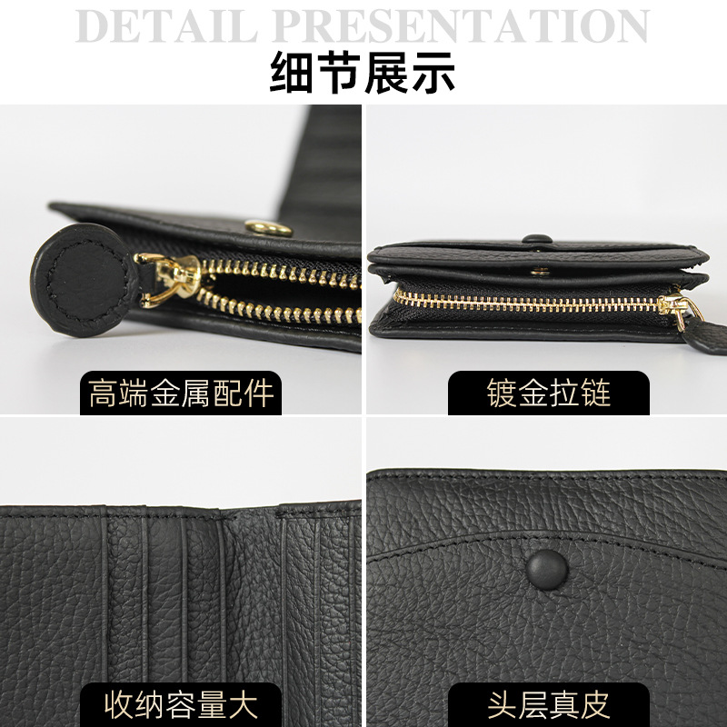 Retro hecho a mano original primera capa de piel de vaca Mini titular de la tarjeta pequeño monedero hombres y mujeres ultrafino de cuero licencia de conducir caso clave