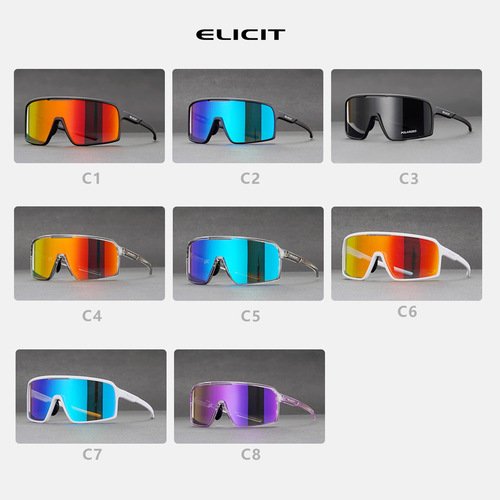 Cross-border new cycling sunglasses with colorful coating UV400 sun glasses for climbing running driving