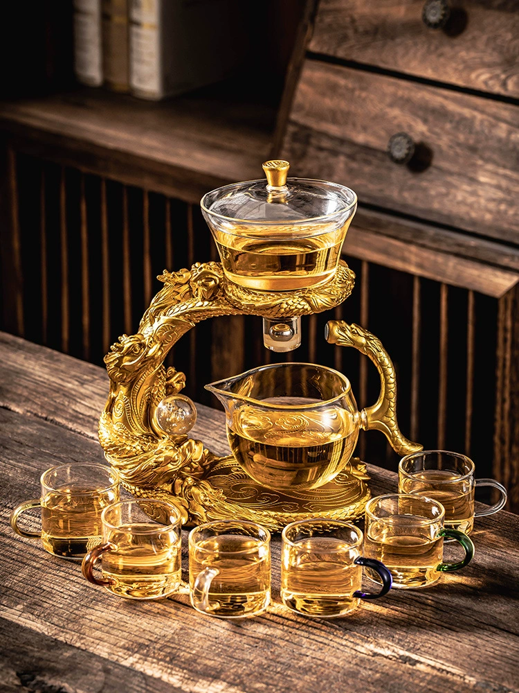 Glass automatic tea set for home use, high-end teapot, new collection