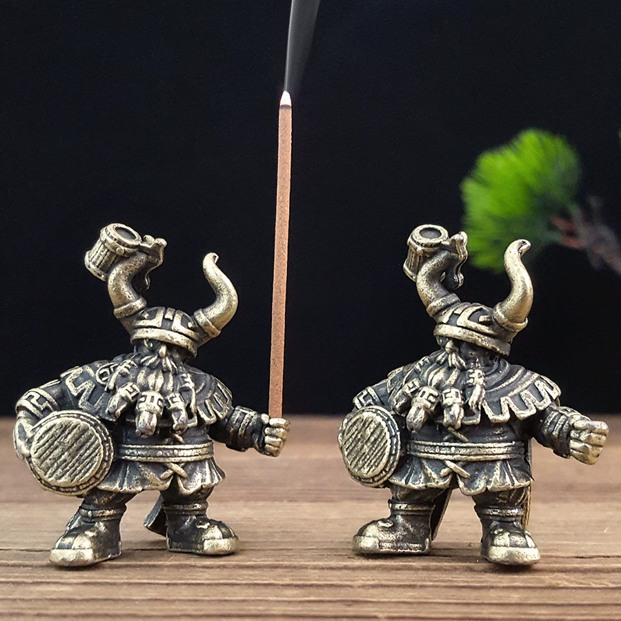 Античная медная карликовая солдатская линия благовоний душистый