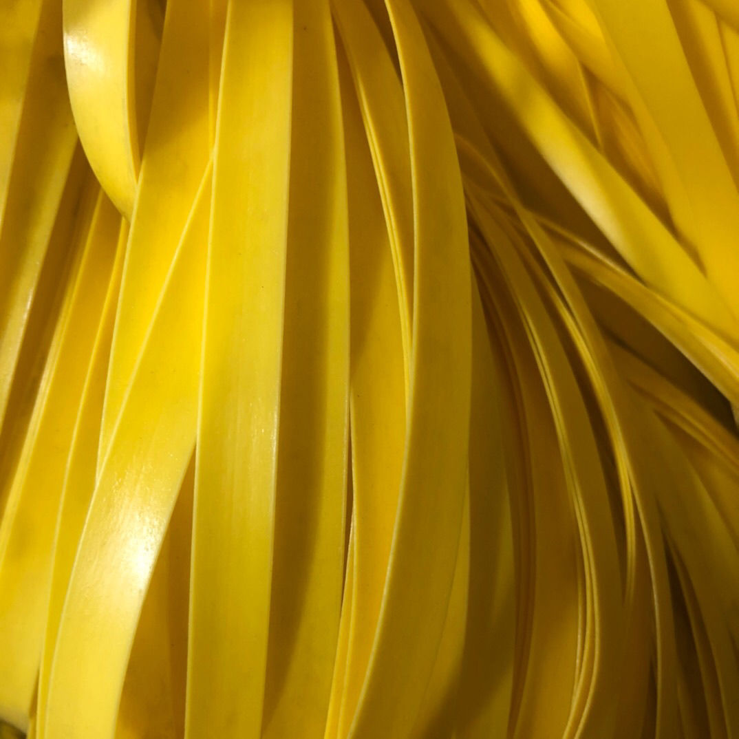 8mm 노란색 플랫 덩굴