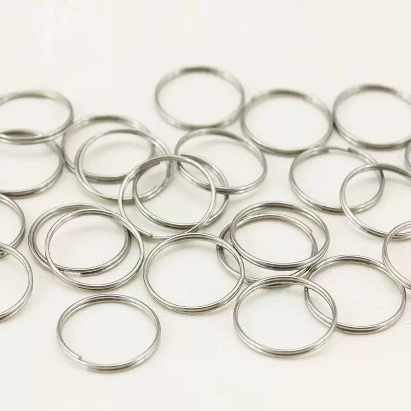 家居水晶挂件八角珠不锈钢圈珠帘钢圈蝴蝶扣鱼嘴针大头针手工串珠