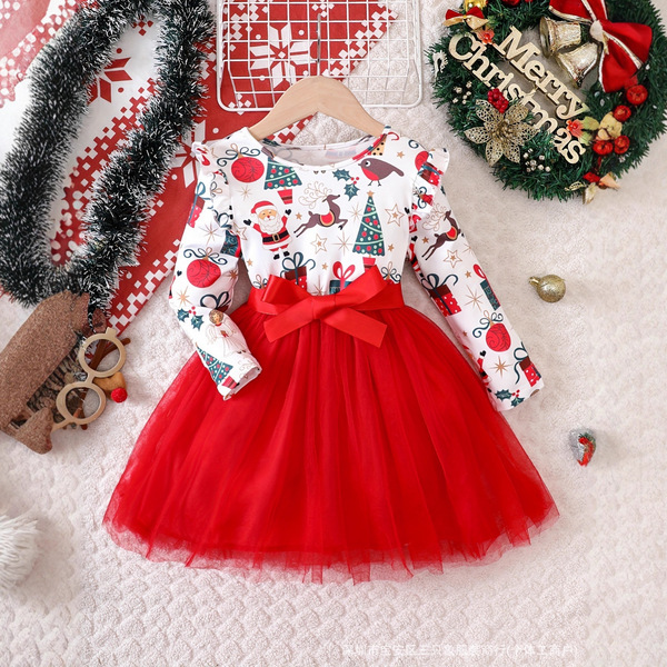 Autumn and winter girls' dresses