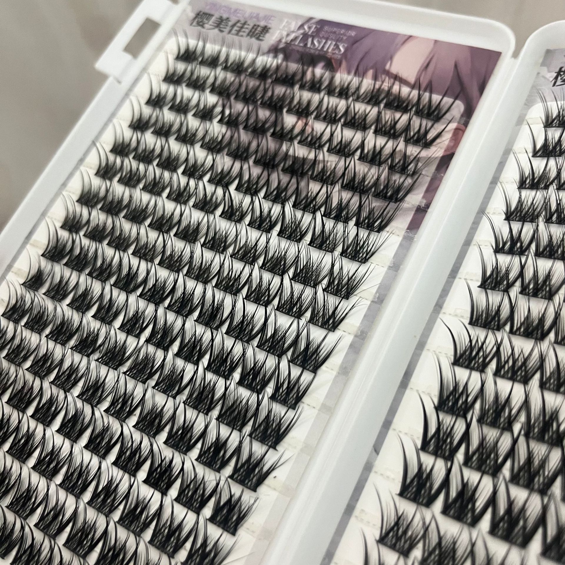 Nuevo libro de pestañas de sirena de gran capacidad, nivel de principiante, desordenado, natural, perezoso, cabello de un solo racimo, pestañas postizas de gripe