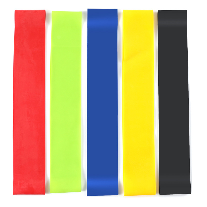 Anillo de resistencia banda de tensión banda de yoga TPE anillo de pierna que forma la cadera melocotón cadera fitness banda de resistencia entrega de una pieza