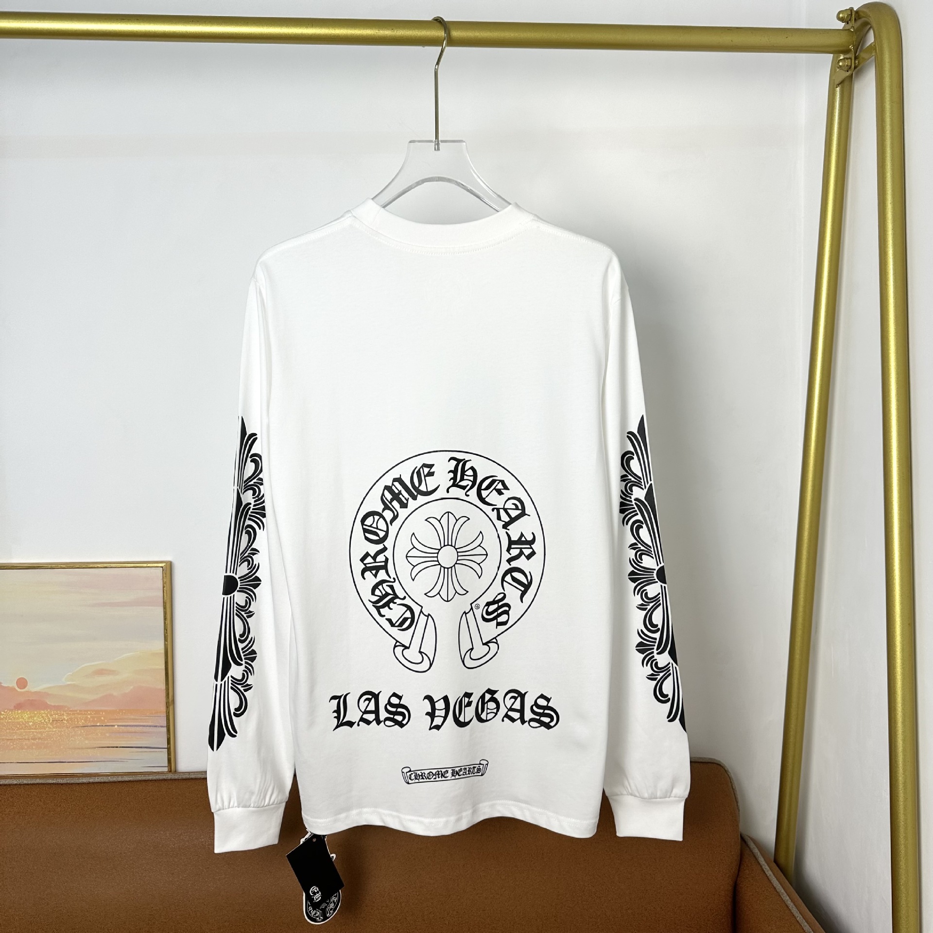 Chrome Hearts T-shirt Horseshoe Las Vegas White