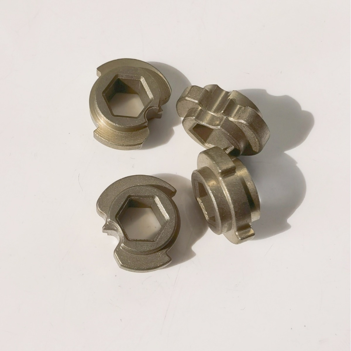 凸轮 高强度 粉末冶金材质 脚轮配件 内径六方形 厂家直供