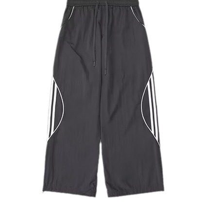 Sports pants American retro casual loose wide-leg pants men's and women's spring/summer autumn fashion brand Street straight pants