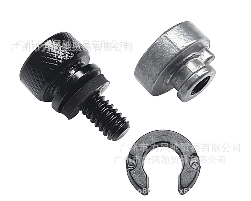 Tornillo negro + tuerca