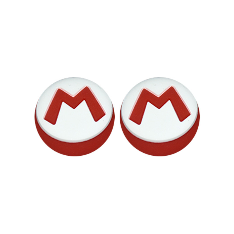 PS5/PS4 mango 3D gorras para manijas Juego de manijas funda de joystick gorras protectoras de teclas XBOX cabeza de hongo gorras de silicona