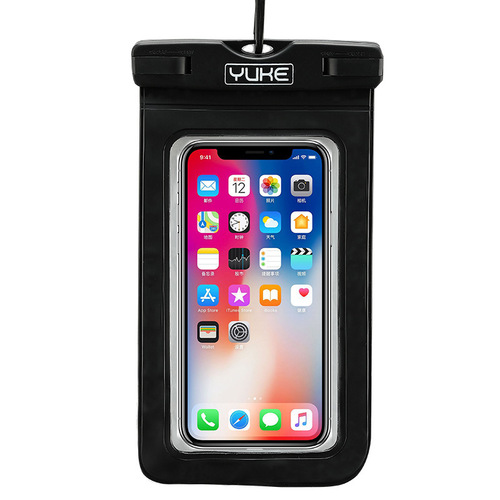 Mobile phone waterproof bag beach hot spring rafting touch screen swimming waterproof fashion protective cover takeaway rider mobile phone bag