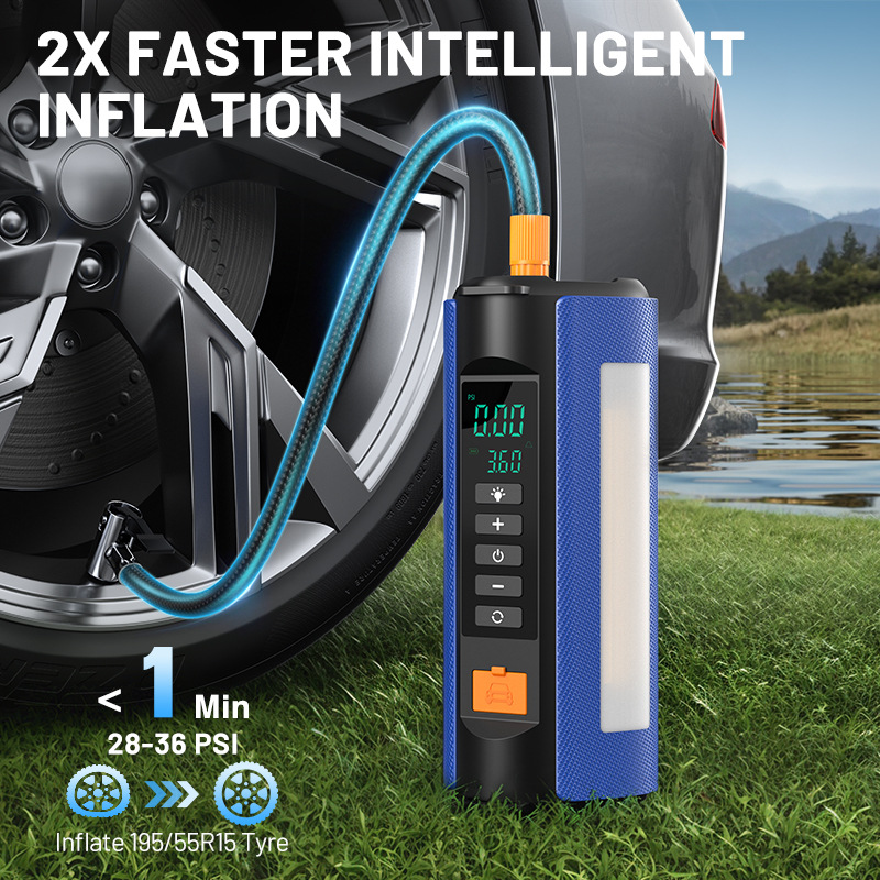 [Ts03] Cross-Border Car Emergency Jump Starter and Air Pump All-In-One Multifunctional Power Bank Ignition Device