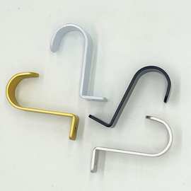 亚马逊窗帘杆顶装支架黑色白色加厚罗马杆窗帘配件安装码加工定制