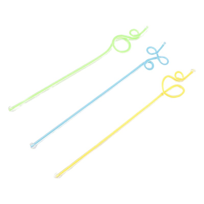 Plástico creativo acrílico cóctel palo bar bebida color núcleo arte palo vino varilla de agitación bebida fría cóctel palo