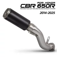 Для мотоцикла модификации CBR 650R из нержавеющей стали передний сегмент углеродистого волокна титана SC ствол 2014-2025