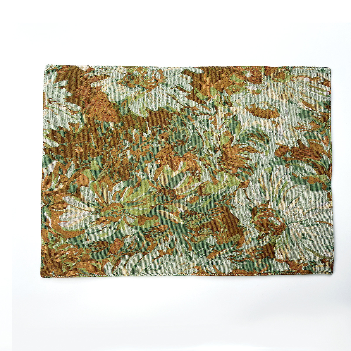 Nuevo jacquard pintura al óleo placemat Monet crisantemo vintage occidental placemat estera de aislamiento térmico anti-scald Hotel posavasos estera de mesa