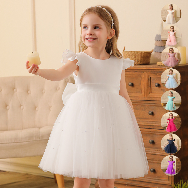 Cross-Border Popular Girls' Tutu Skirt Children's Clothing Dress Summer New Princess Dress Children's Wedding Dress Wholesale