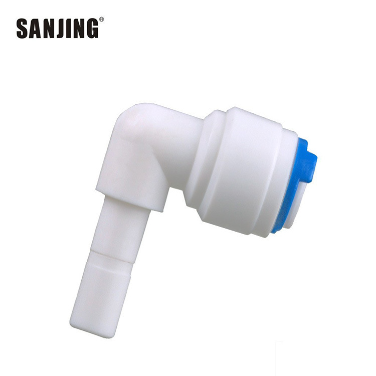 Venta al por mayor 3-punto enchufe taladro varilla a su vez 3-punto tubo codo hogar purificador de agua conector purificador de agua perno ángulo recto conector 1166